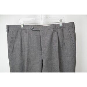 Rota Solid Light Gray Wool Mens Dress Pants Sz 58 BRAND NEW